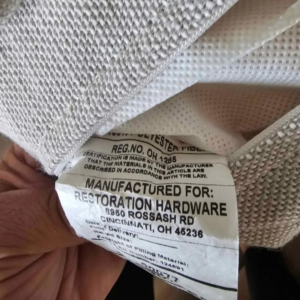 Restoration hardware seat cushions